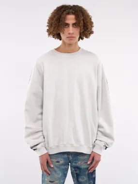 2Tone Bone Knit Sweater (EK-1139LCA-ECRU-BLACK)