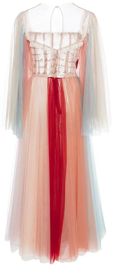 'Aegir' Embroidered Tulle Dress