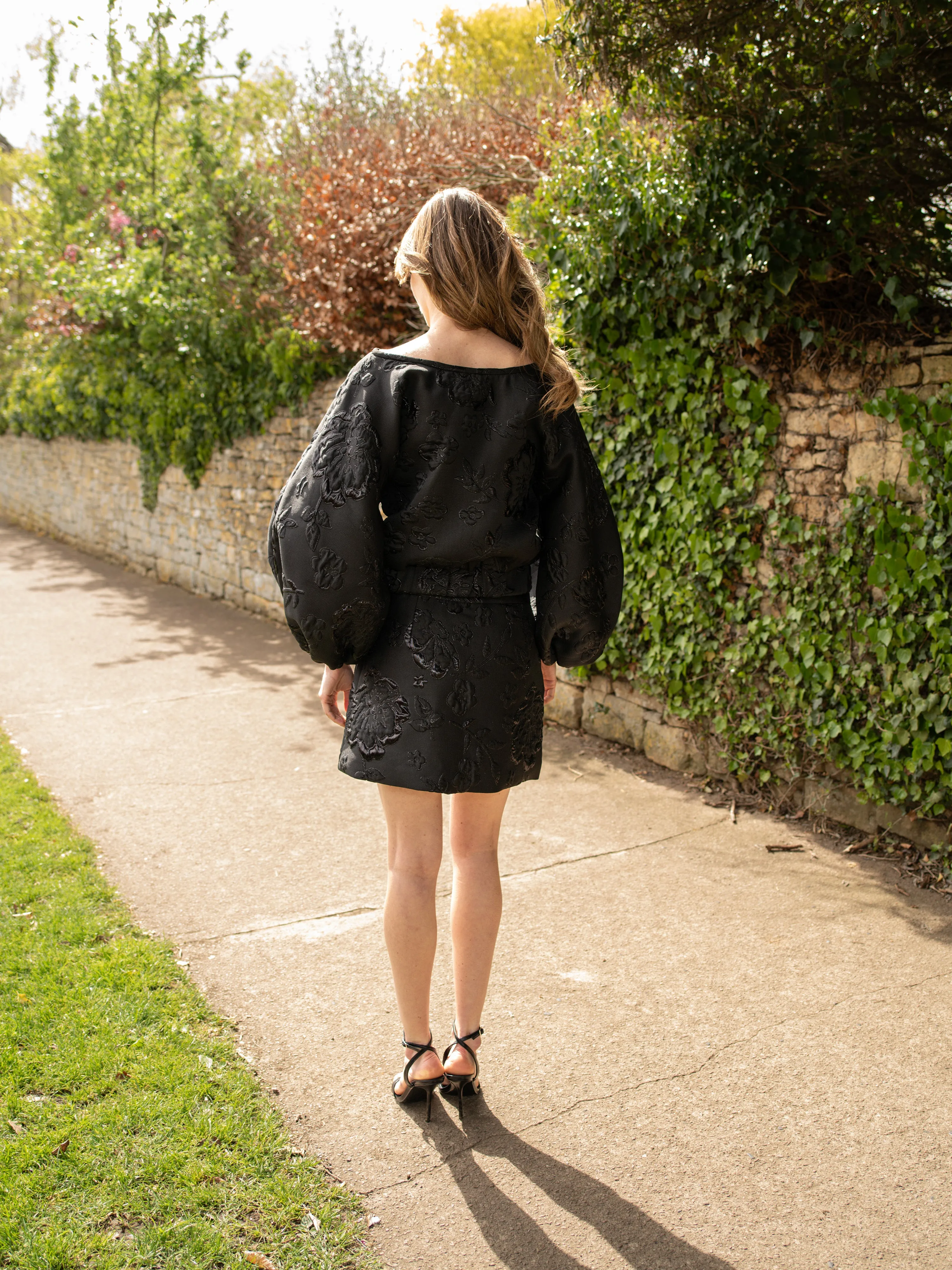 All Black Mod Mini Skirt