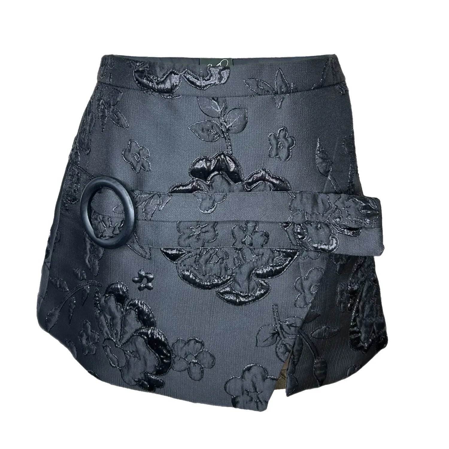 All Black Mod Mini Skirt