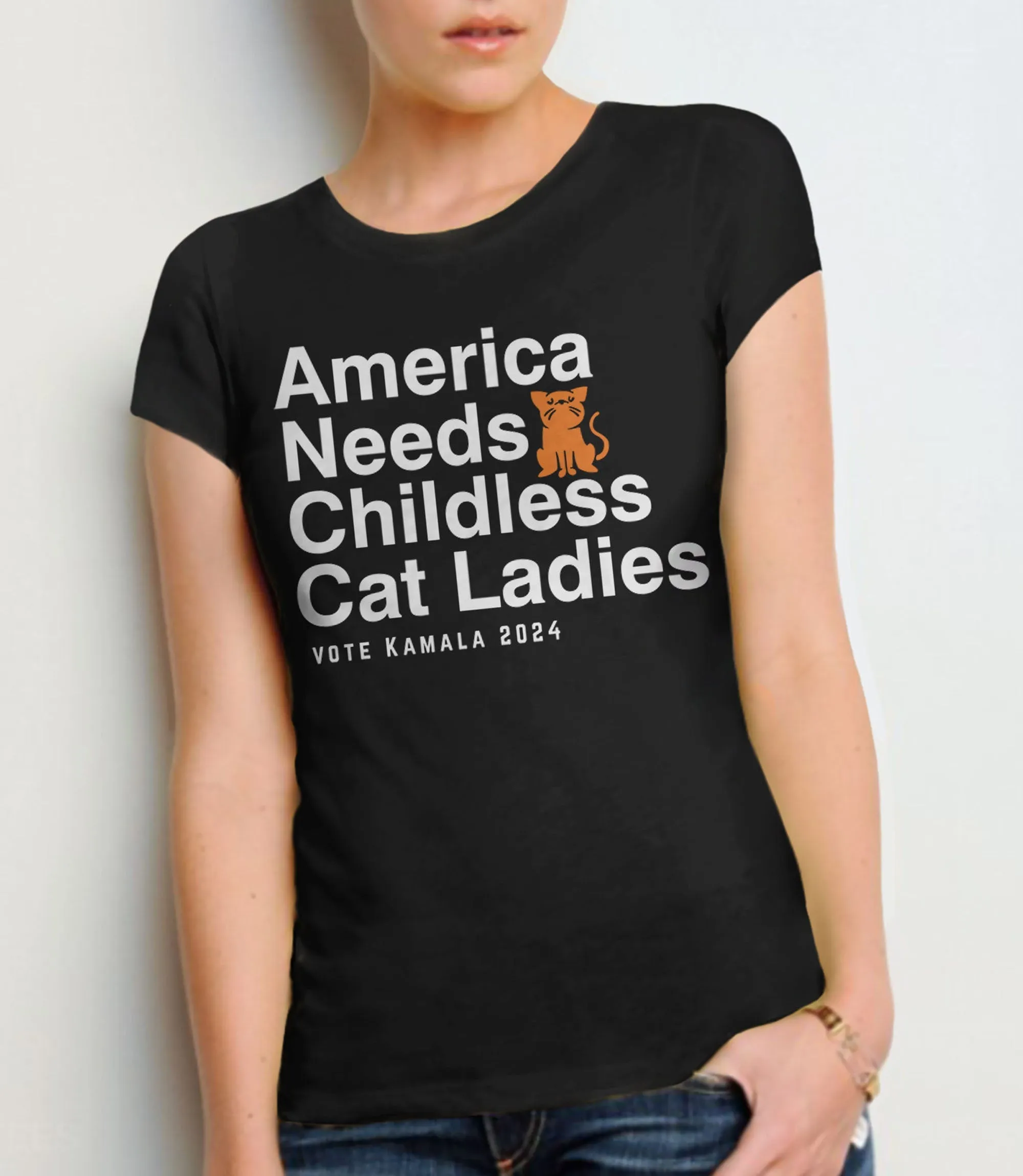 America Needs Childless Cat Ladies Shirt