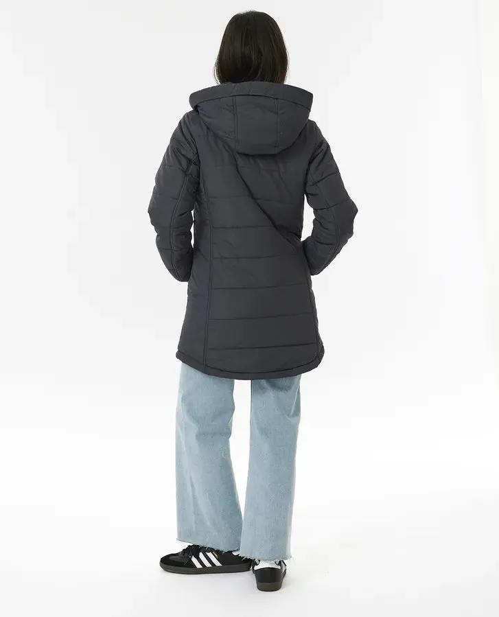 Anti-Series Anoeta Long Line Jacket - Washed Black