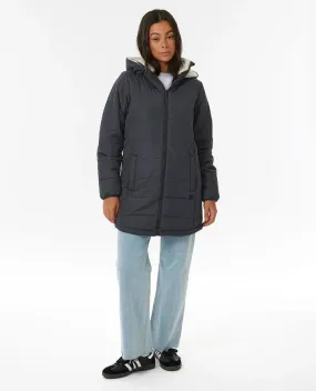 Anti-Series Anoeta Long Line Jacket - Washed Black
