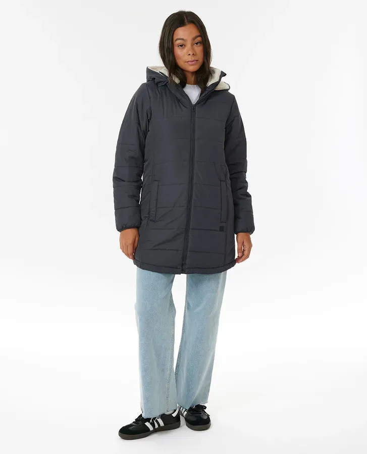 Anti-Series Anoeta Long Line Jacket - Washed Black