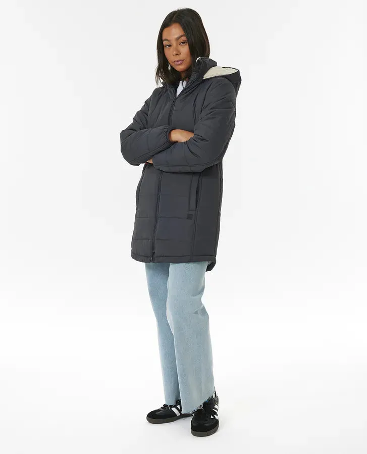 Anti-Series Anoeta Long Line Jacket - Washed Black