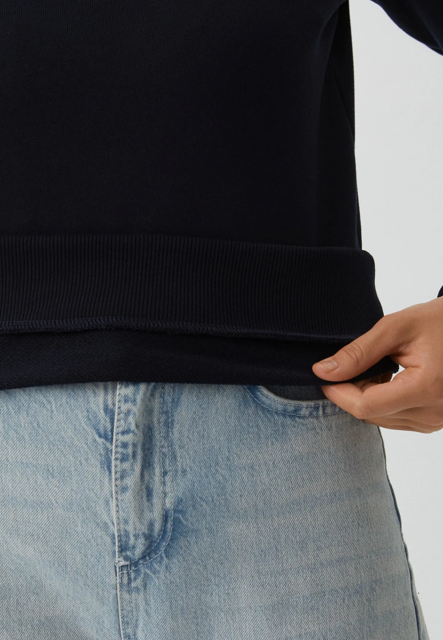 armani exchange navy sweatshirt