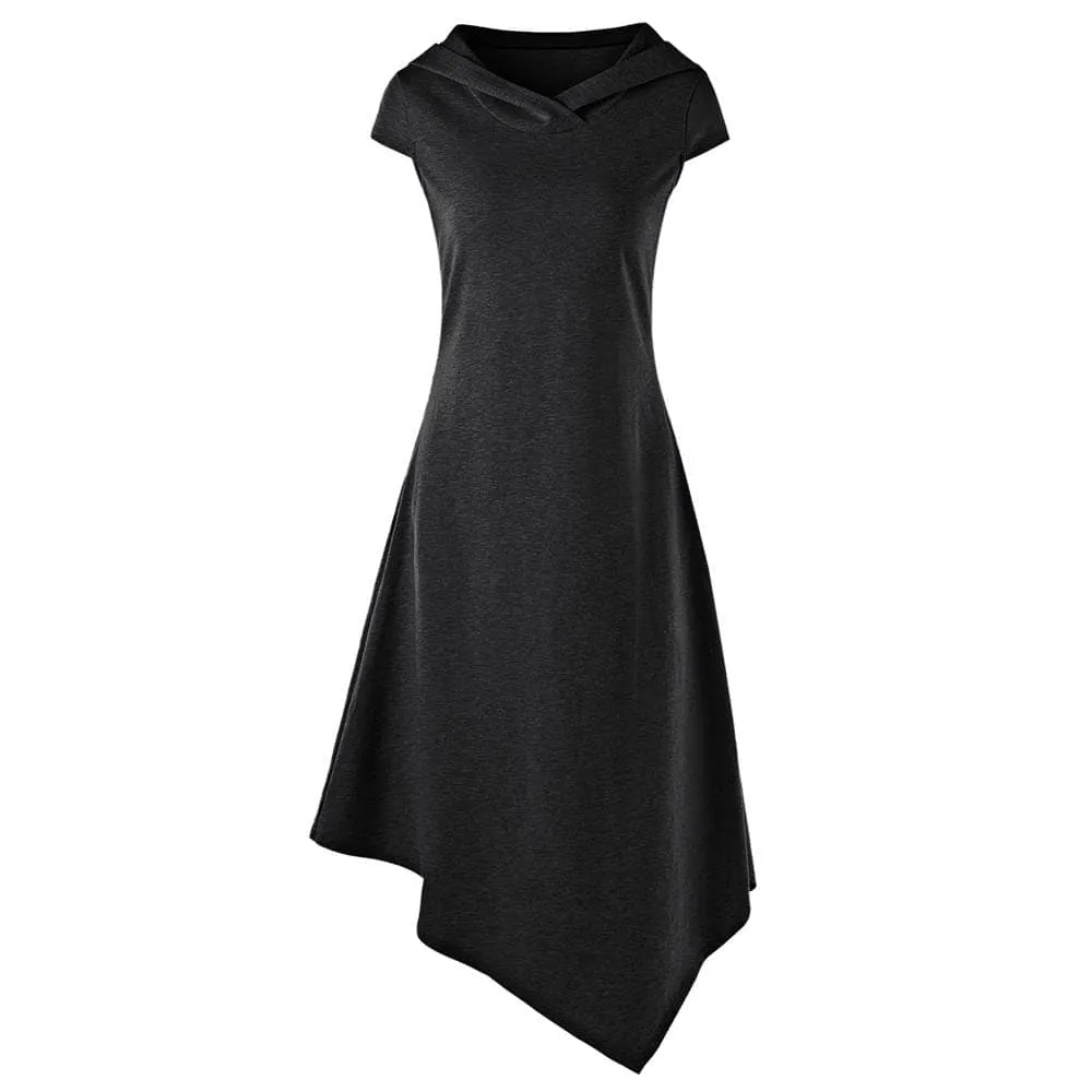 Asymmetrical Sleeveless Hoodie