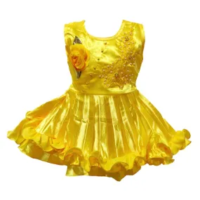 Baby girl silk ethnic frock