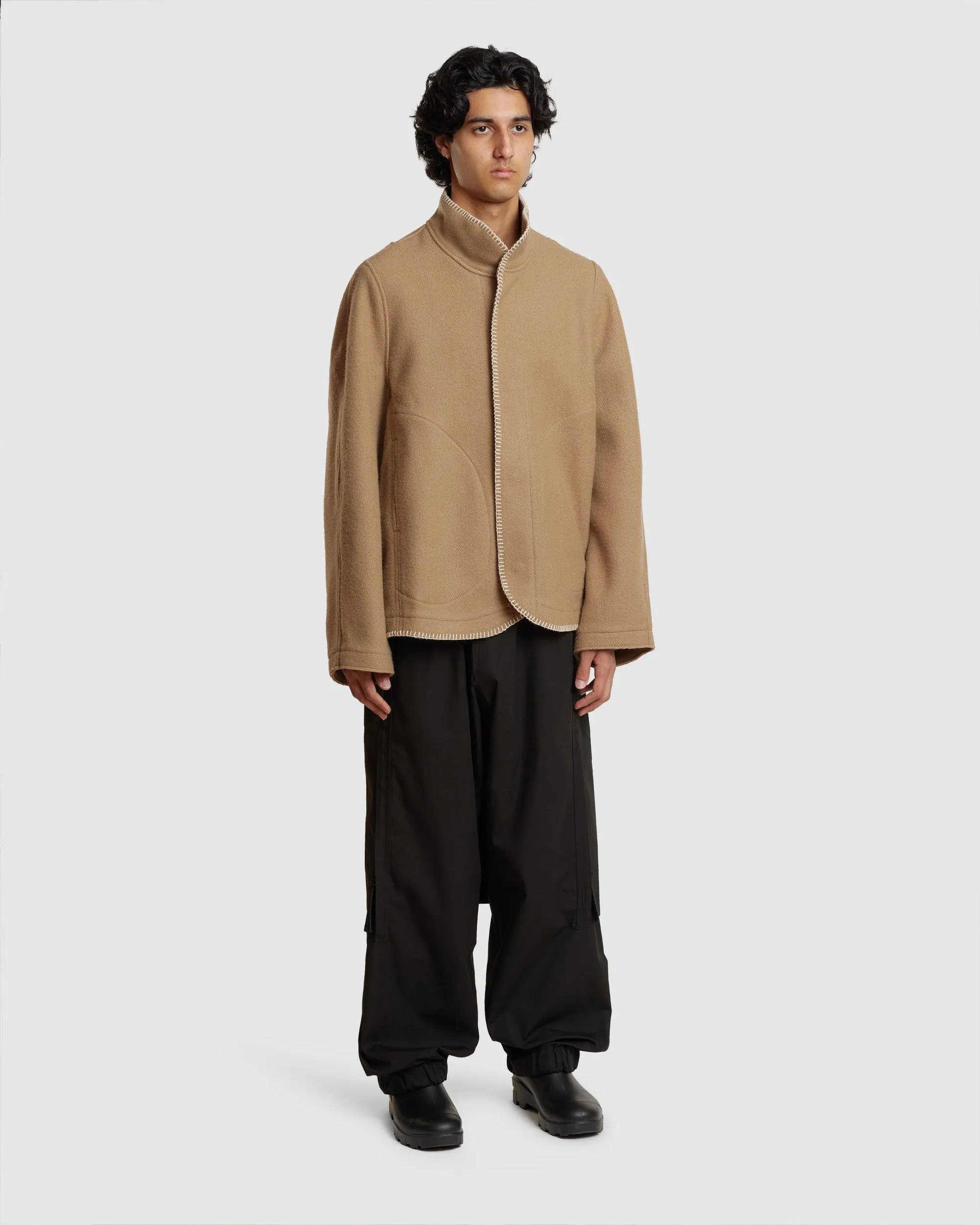 Blanket Jacket Camel