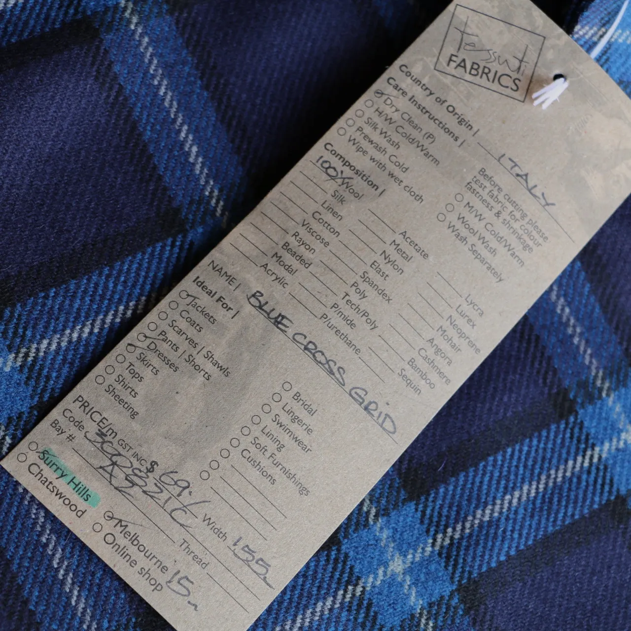 Blue Cross Grid