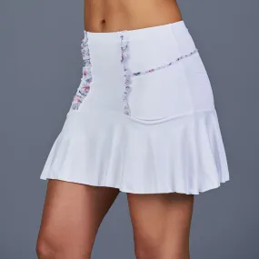 Boho Luxe Sai 13" Skort (white)