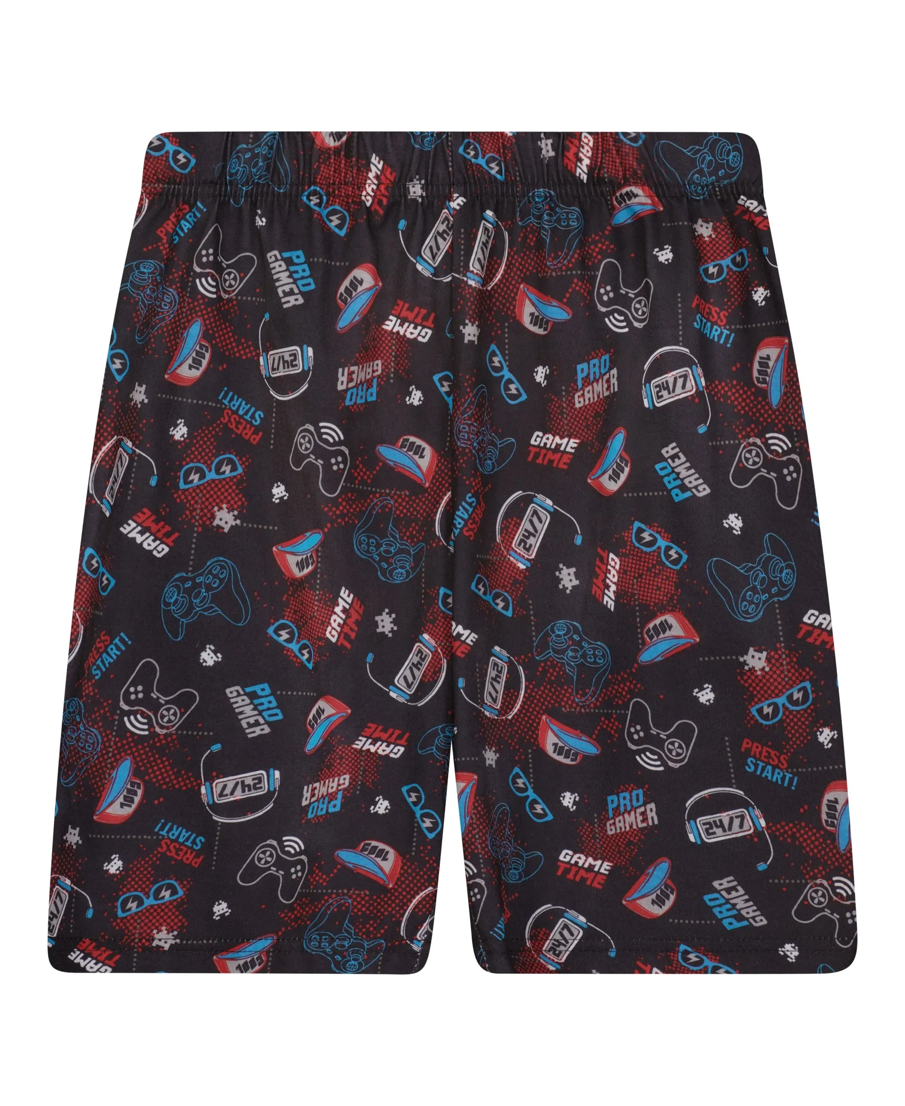 Boys Pro-Gamer 2-Piece Pajama Sleep Shorts Set
