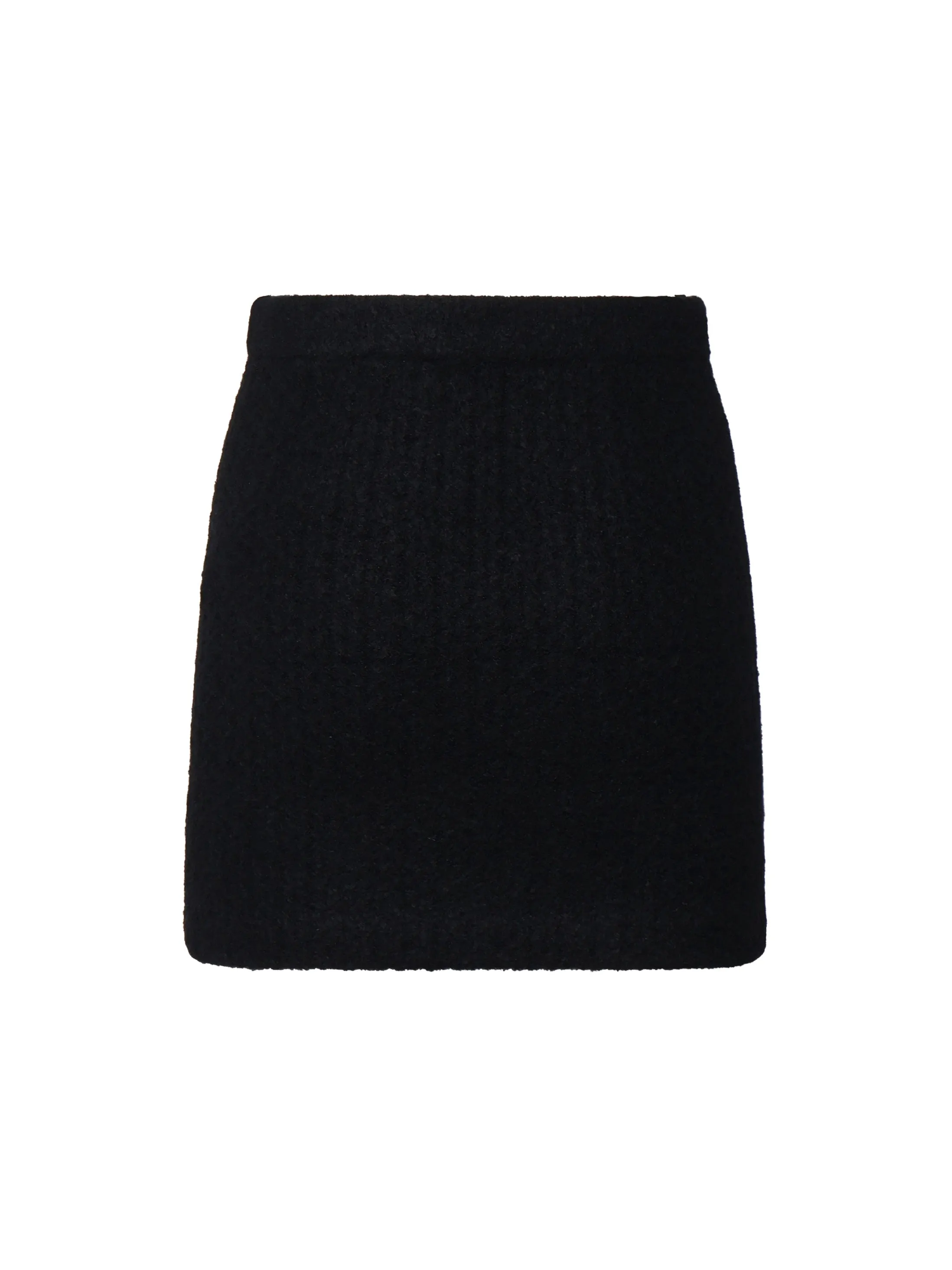 Cashmere Mini Skirt with Pockets