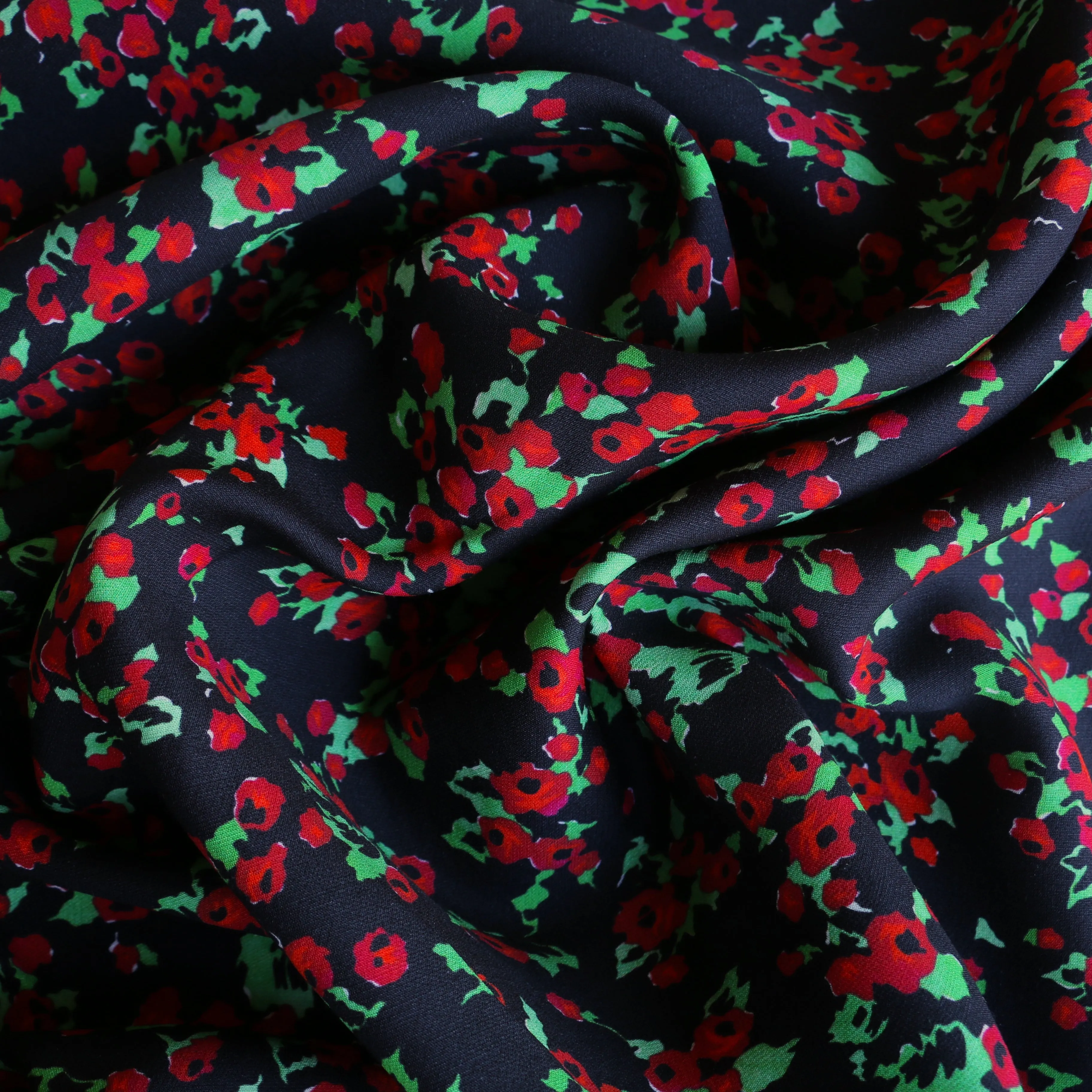 Cherry Roses - Wool/Silk