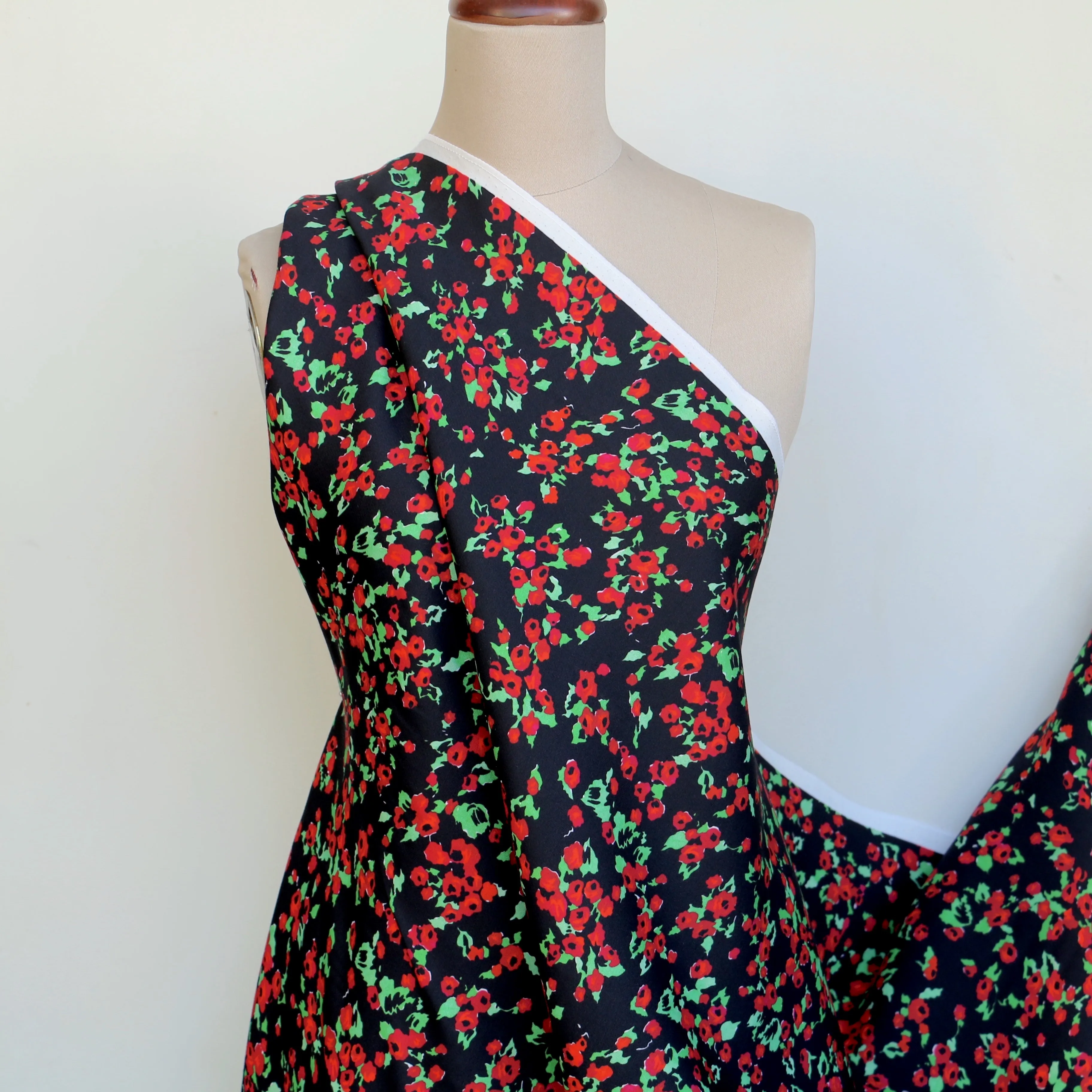 Cherry Roses - Wool/Silk