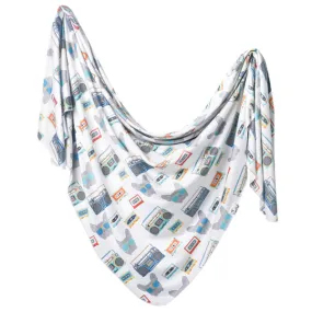 Copper Pearl Knit Swaddle Blanket - Bruno