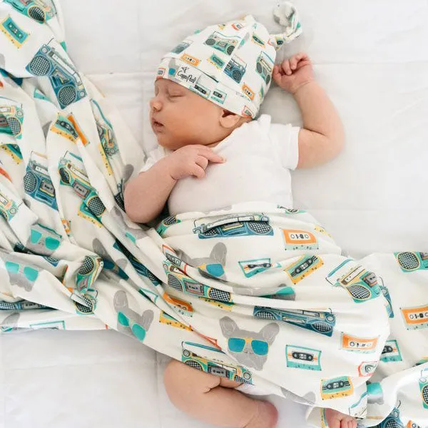 Copper Pearl Knit Swaddle Blanket - Bruno