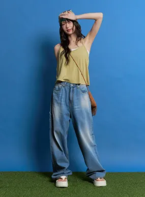 Draped Loose-Fit Cami Top CM519