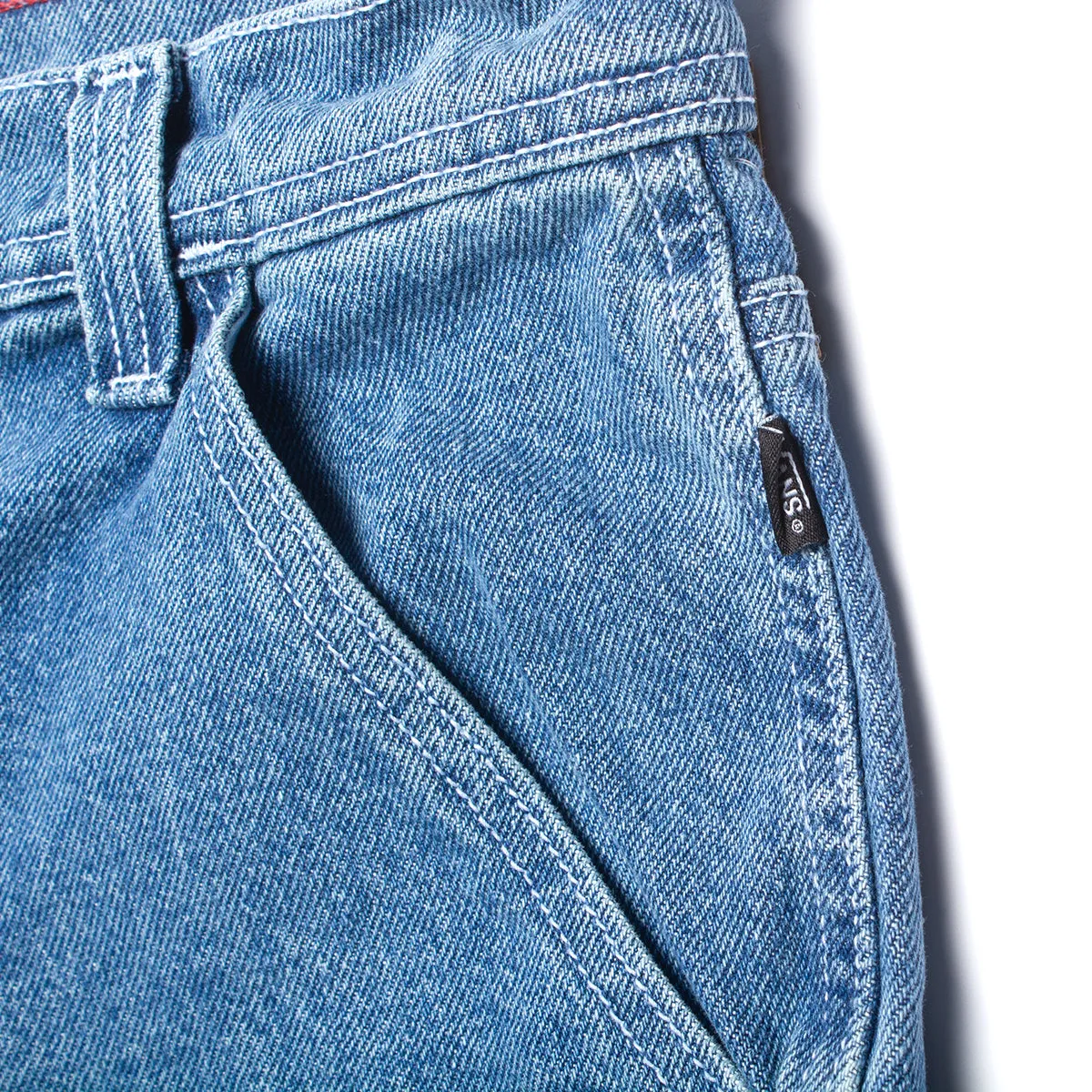 Drill Chore Loose Denim Short