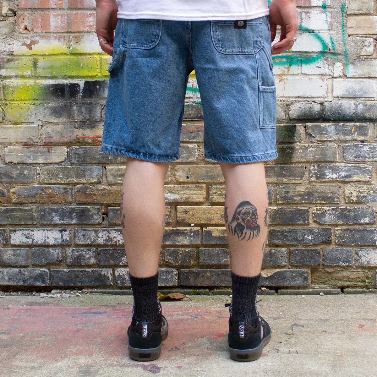 Drill Chore Loose Denim Short