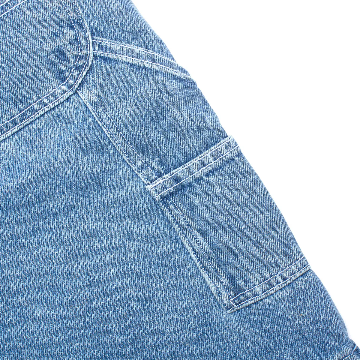 Drill Chore Loose Denim Short