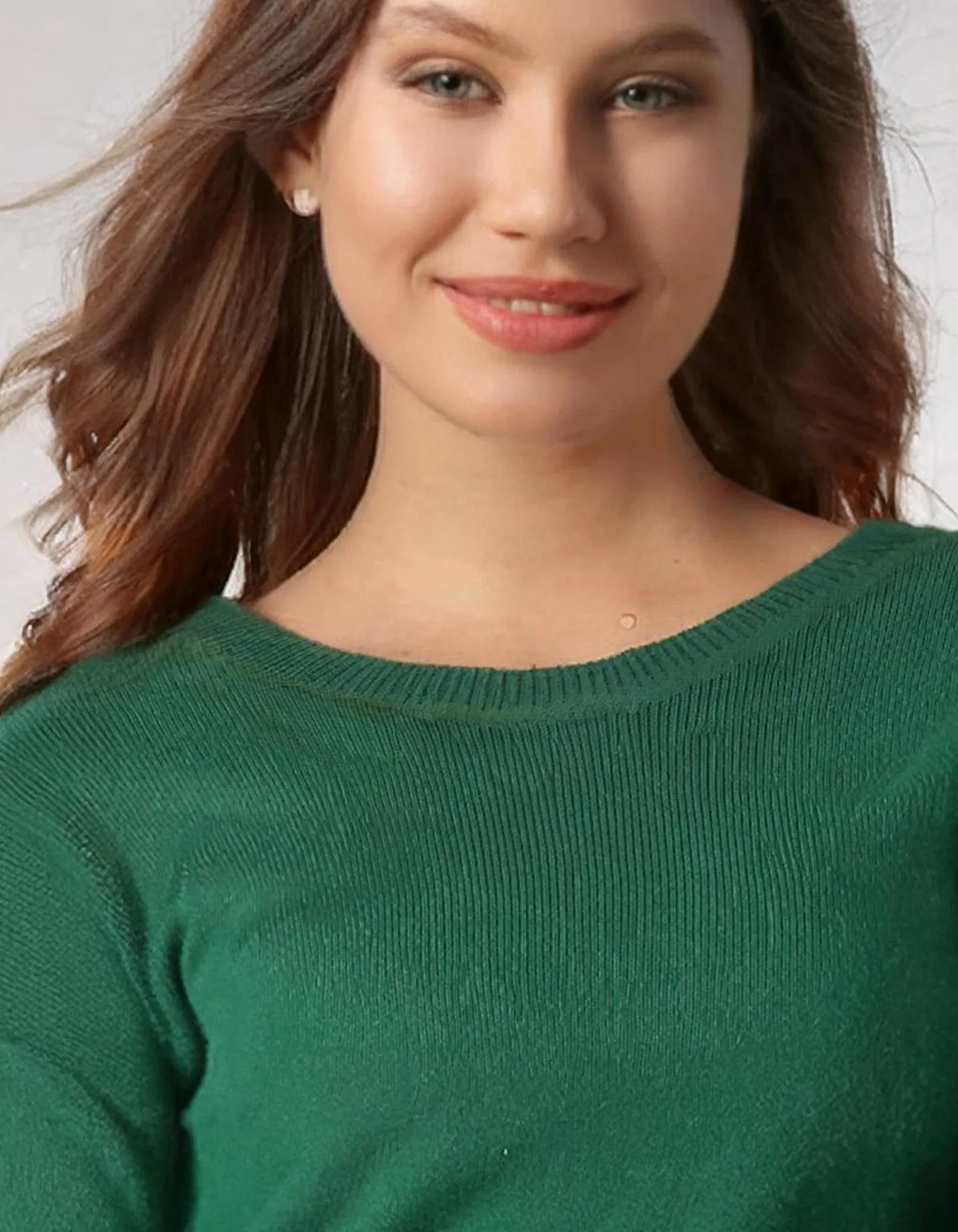 Emerald Green Crewneck Sweater