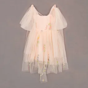 Enchanted Angel Dress - Embroidered Pink