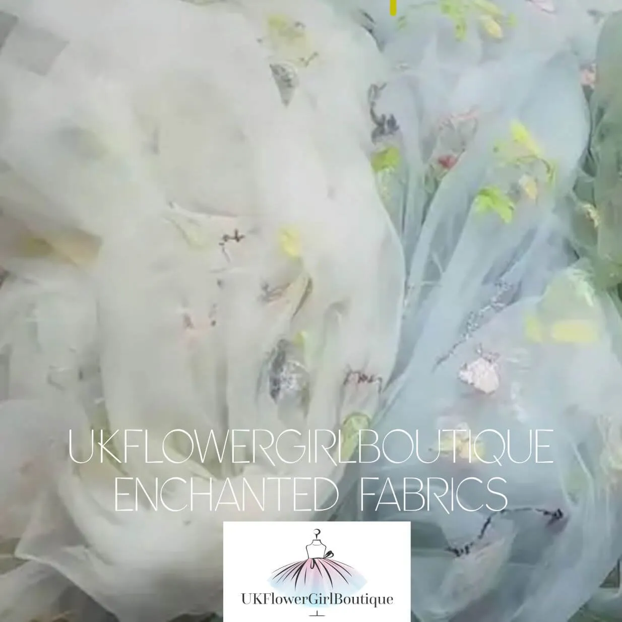 Enchanted Angel Dress - Embroidered Sky Blue