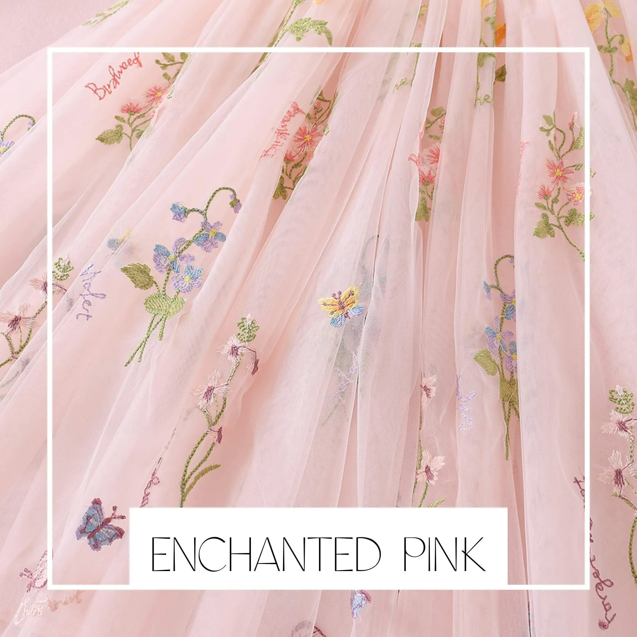 Enchanted Dress - Baby Pink /White Lace