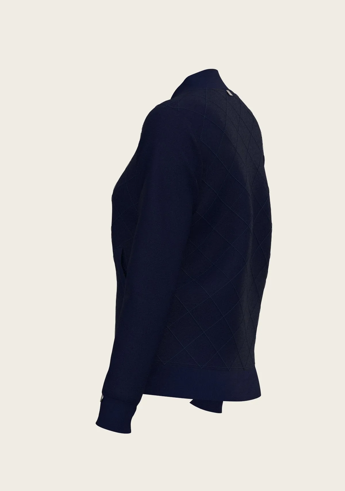  Espoir Equestrian Navy Stripes Reversible Jacket