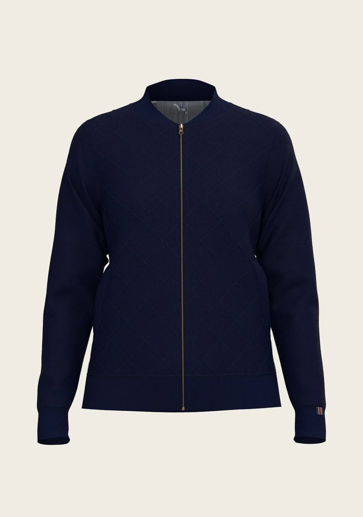  Espoir Equestrian Navy Stripes Reversible Jacket