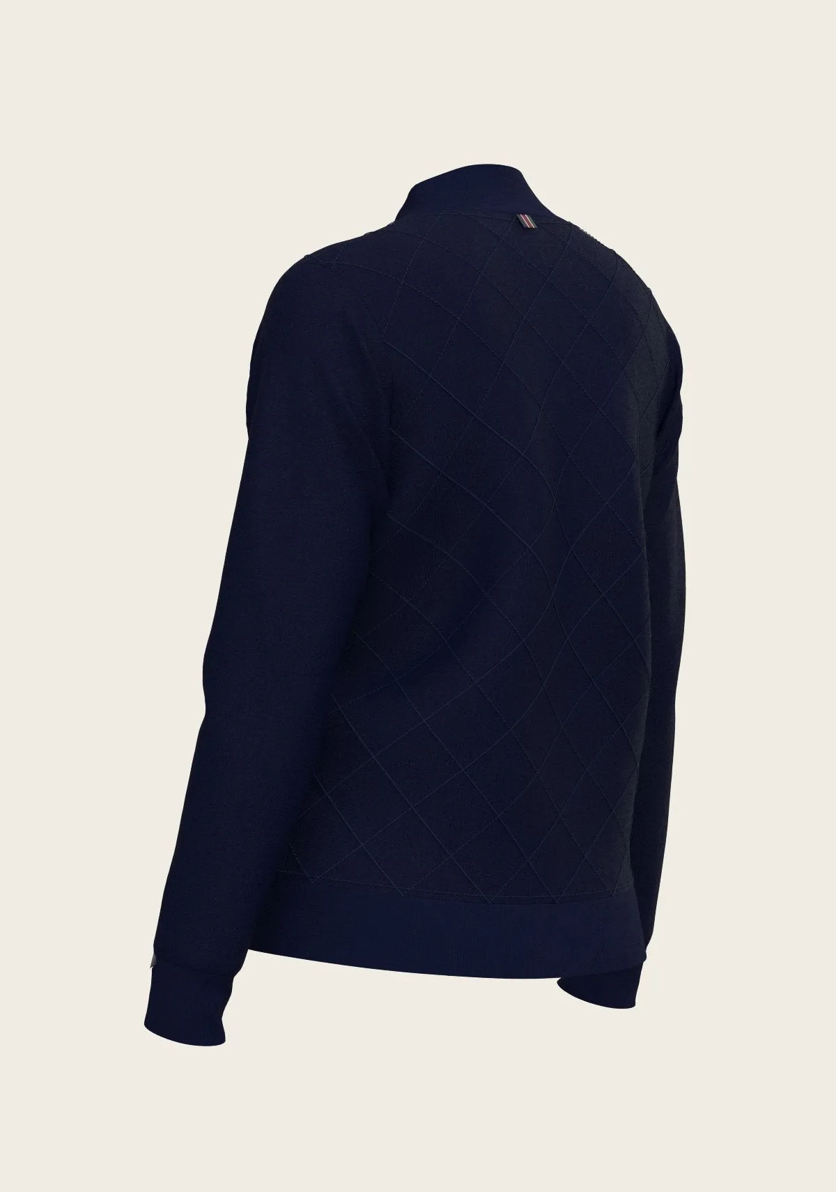  Espoir Equestrian Navy Stripes Reversible Jacket