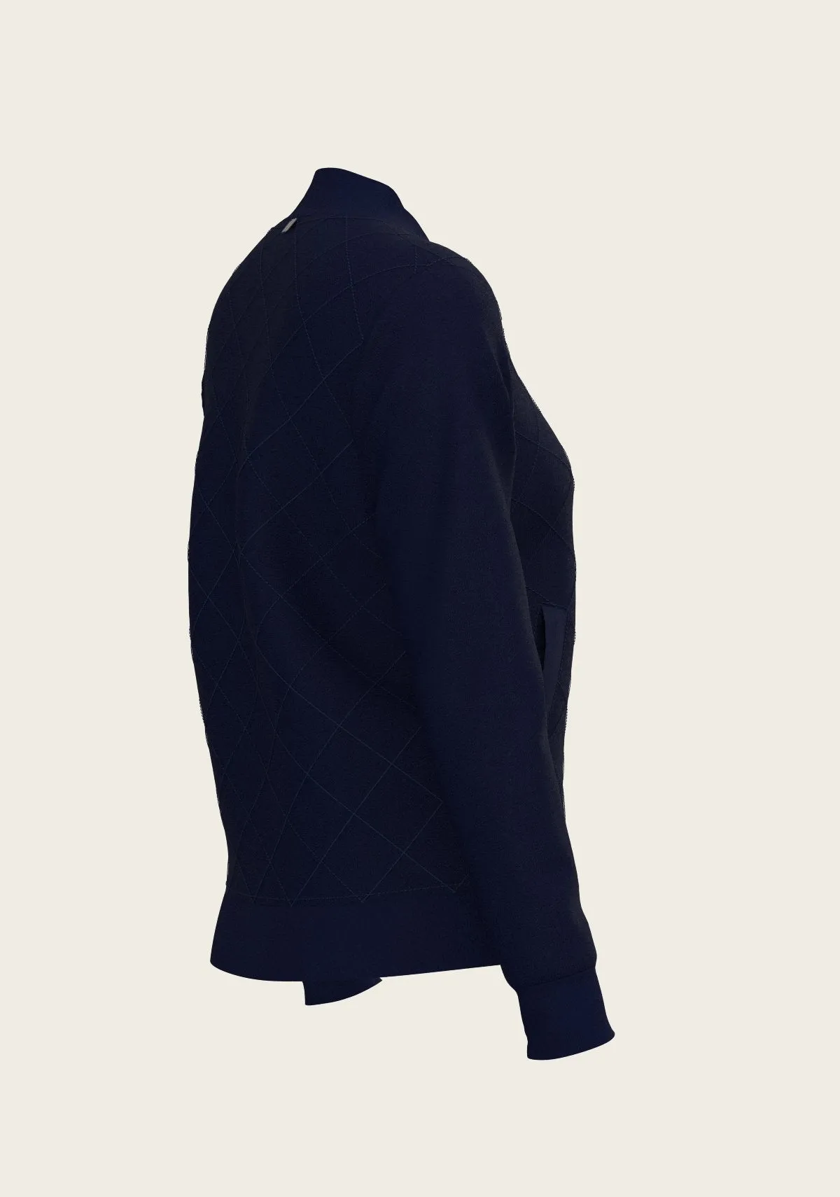  Espoir Equestrian Navy Stripes Reversible Jacket