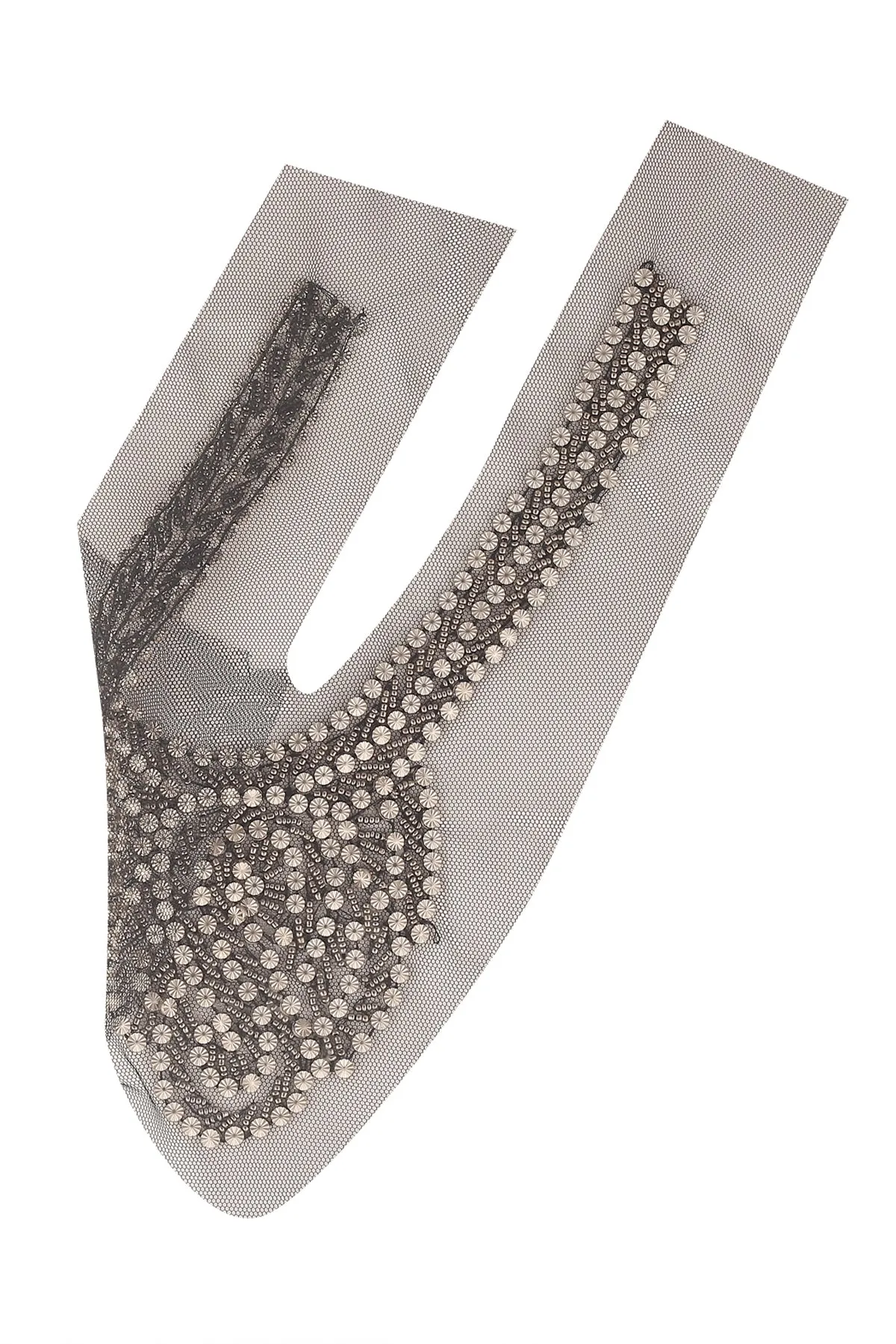 Fancy Beaded Neck Collar Statement Neck Patch