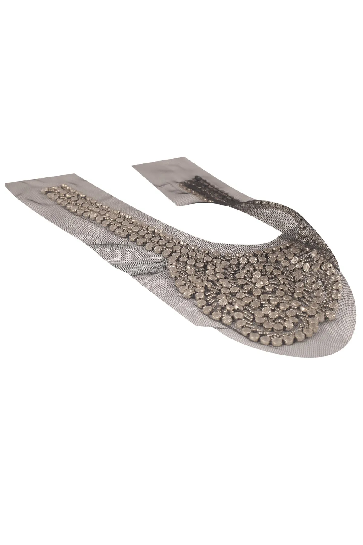 Fancy Beaded Neck Collar Statement Neck Patch