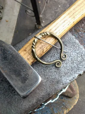 Forged Cloak Pin Workshop