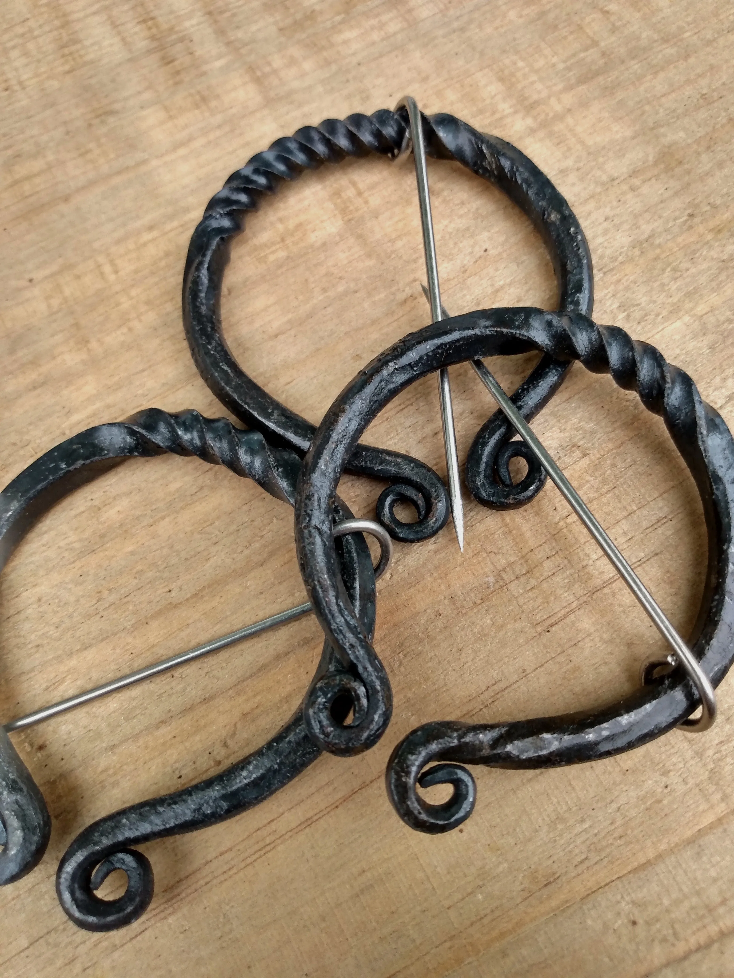 Forged Cloak Pin Workshop