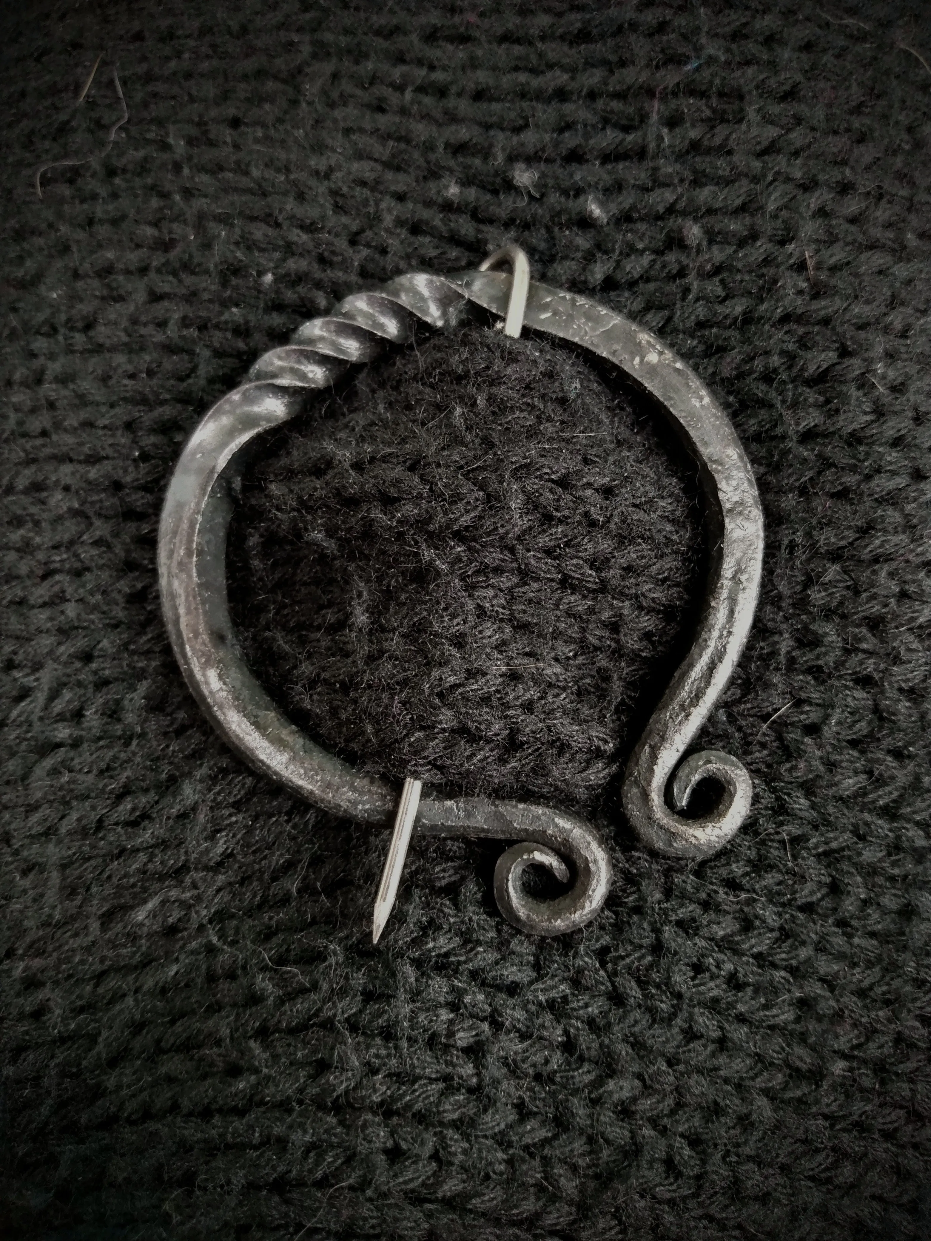 Forged Cloak Pin Workshop