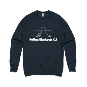 Gulls / Navy Crew Sweater