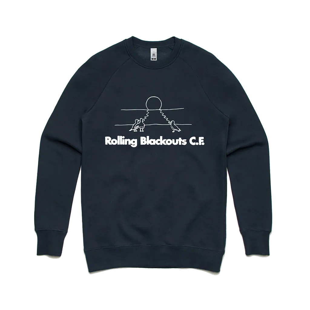 Gulls / Navy Crew Sweater