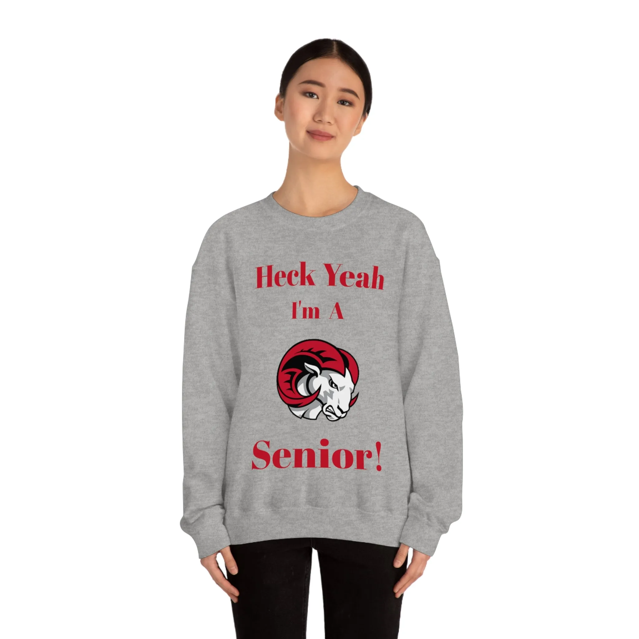 Heck Yeah I'm A WSSU Senior Unisex Heavy Blend™ Crewneck Sweatshirt