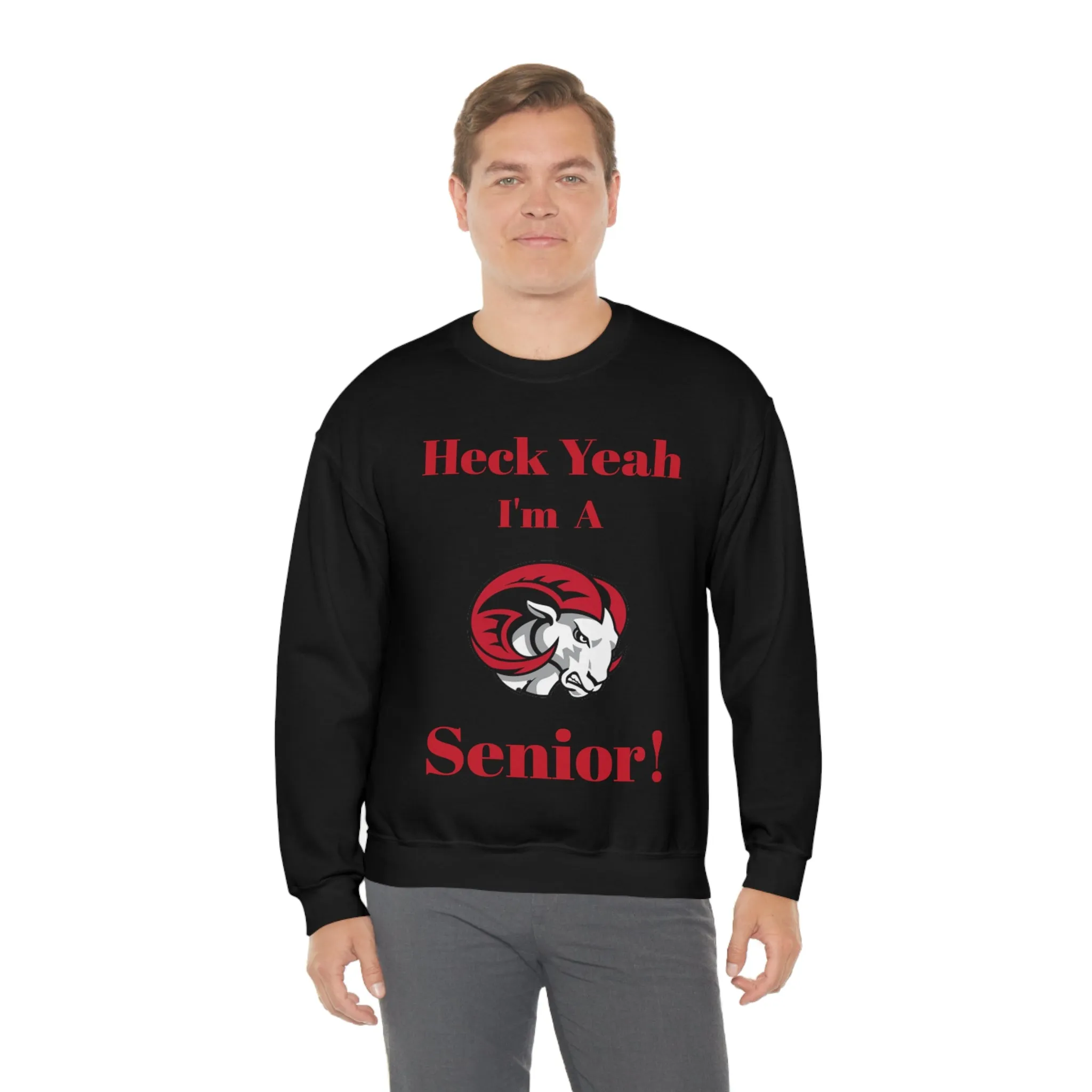 Heck Yeah I'm A WSSU Senior Unisex Heavy Blend™ Crewneck Sweatshirt
