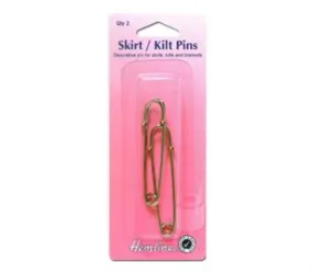 Hemline Safety Pins - Pins Kilt - Nickle