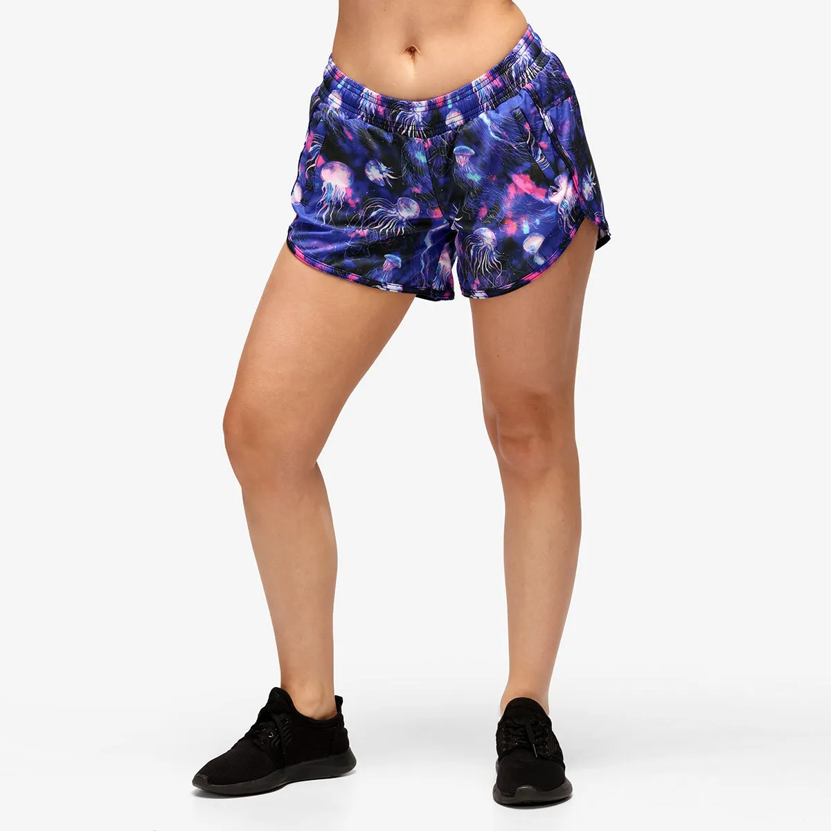 Jellyfish Galaxy  Loose Fit Workout Shorts