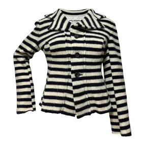 JUNYA WATANABE Fall Winter 2003 Striped Button Up Blazer Jacket