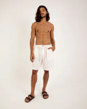 LOOSE-FIT LINEN SHORTS
