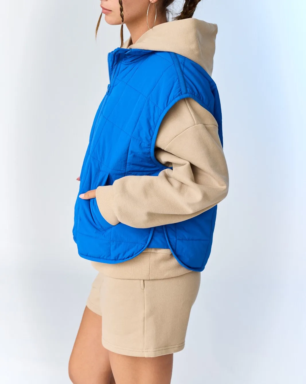 Lucy Oversized Quilted Vest