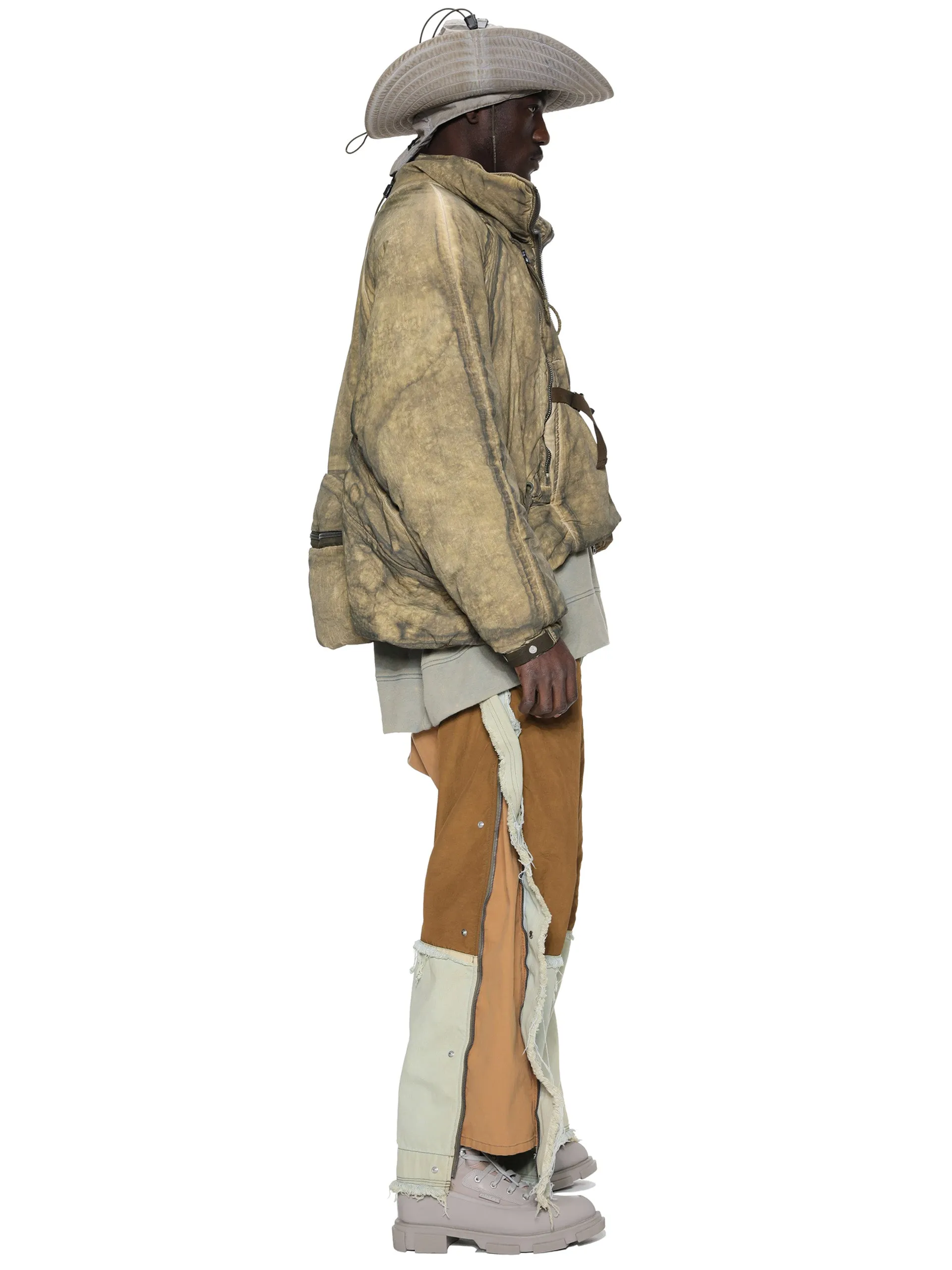 Manta Cargo Quilted Bomber Jacket
