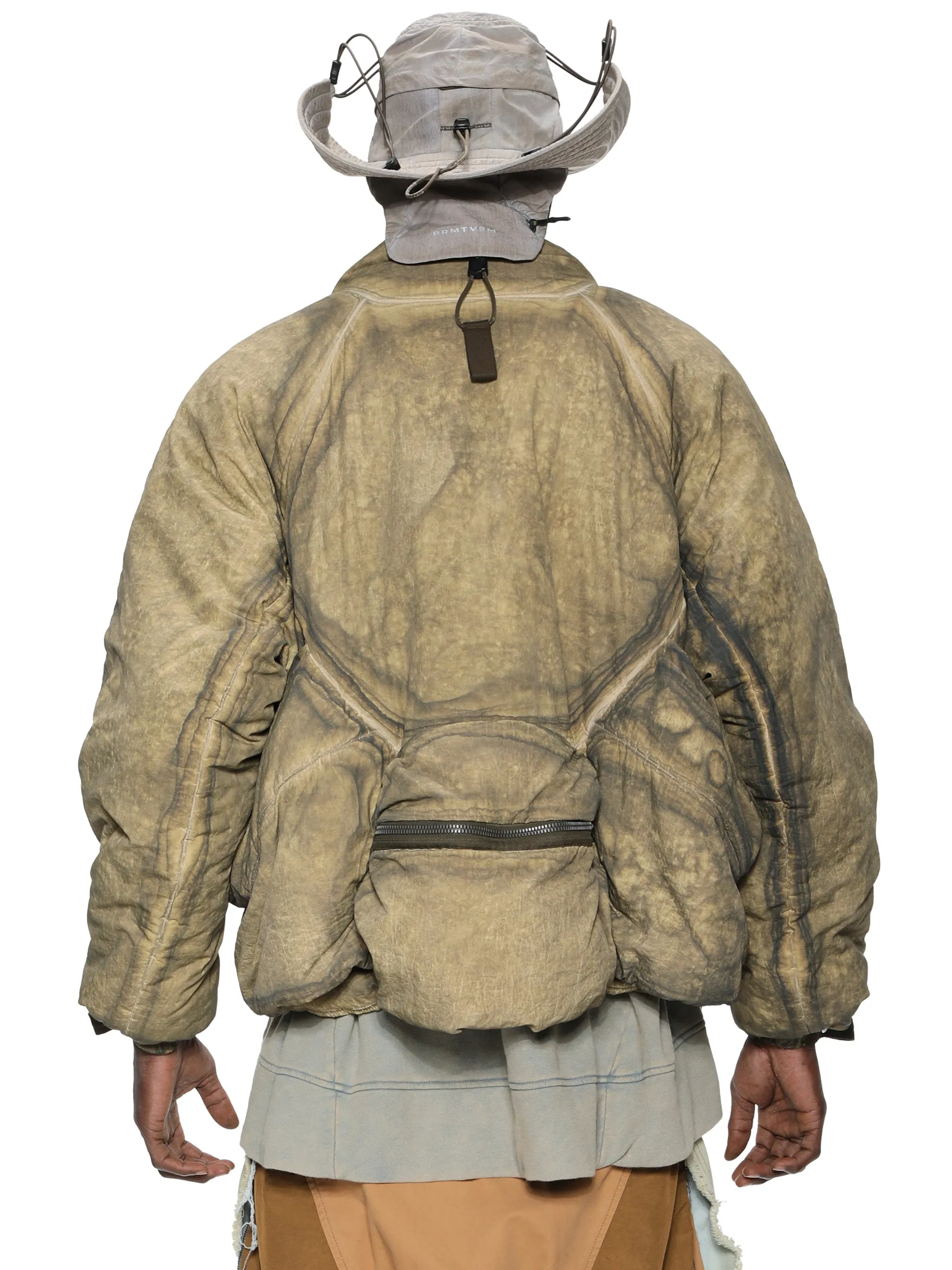 Manta Cargo Quilted Bomber Jacket