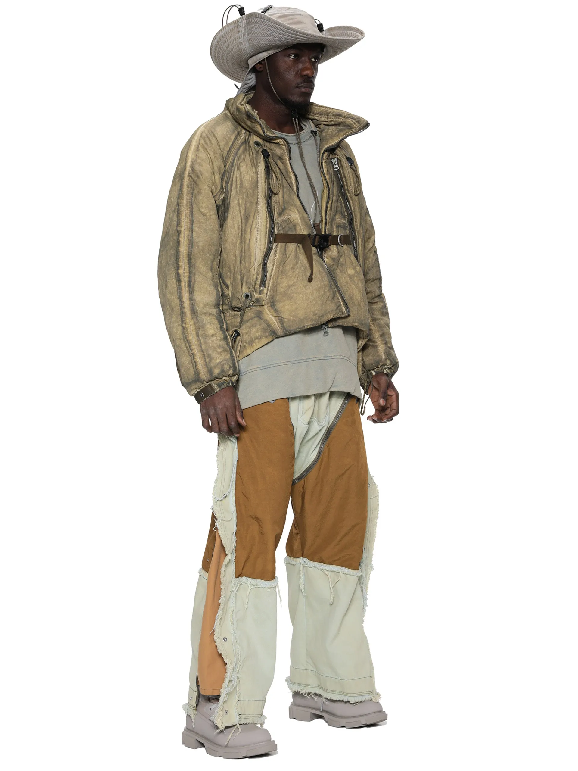 Manta Cargo Quilted Bomber Jacket